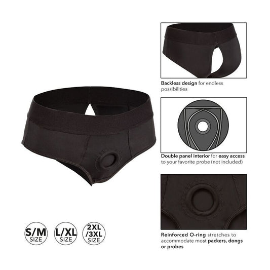 CALEXOTICS - CULOTTE HARNAIS BOUNDLESS AVEC OUVERTURE DOS L/XL