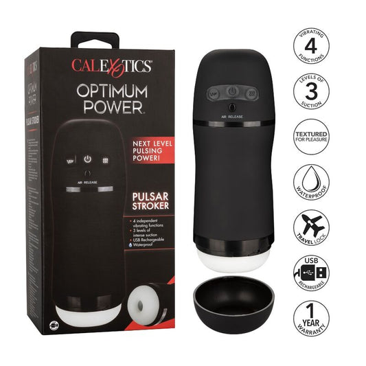 CALEXOTICS - MASTURBATEUR À PUISSANCE OPTIMALE AVEC VIBRATION ET ASPIRATION