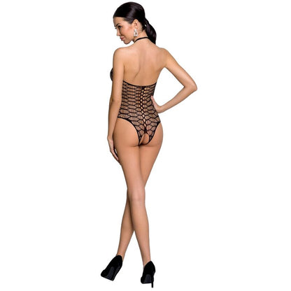 PASSION - WOMAN BS087 BODYSTOCKING BLACK ONE SIZE