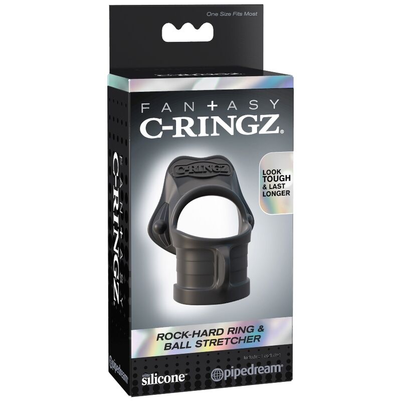 FANTASY C-RINGZ - ANNEAU ROCHE-RÉSISTANT ET ANTI-RÉTRACTION DES TESTICULES