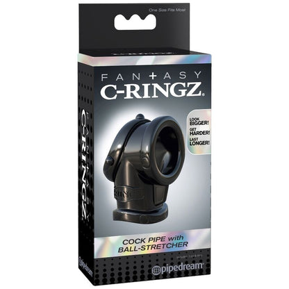 FANTASY C-RINGZ - PIPE À BITE AVEC EXTENSIBLE À COUILLES