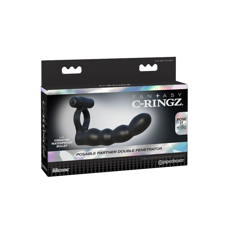 FANTASY C-RINGZ - ANNEAU DE PÉNÉTRATION DOUBLE POSABLE