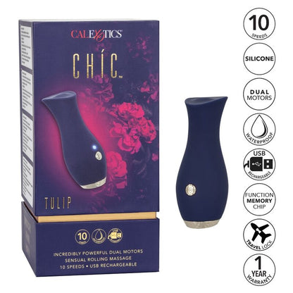 CALEXOTICS - MASSEUR CHIC TULIP BLUE