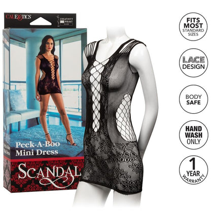CALEXOTICS - ROBE MINI PEEK-A-BOO TAILLE UNIQUE