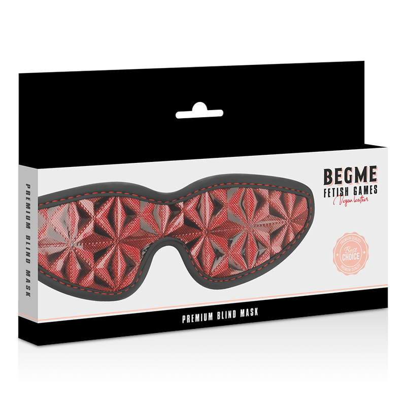 BEGME - ÉDITION ROUGE MASQUE POUR LES YEUX ÉLASTIQUE AVEC DOUBLURE EN NÉOPRÈNE