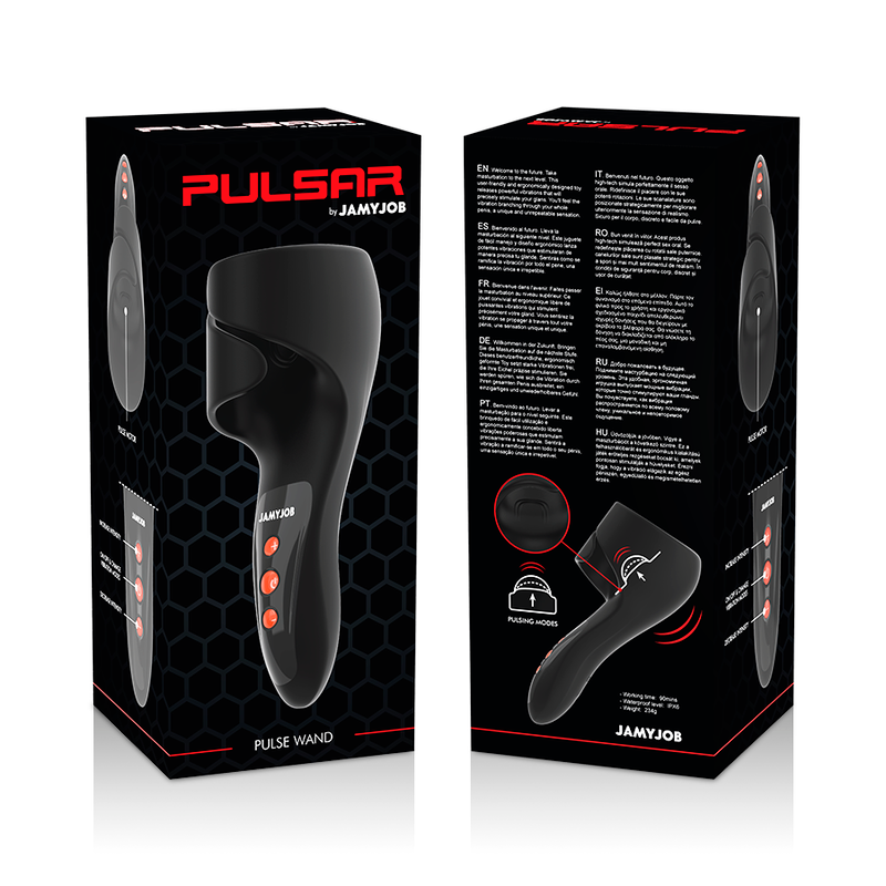 JAMYJOB - MASTURBATEUR PULSAR AVEC MODES DE VIBRATION ET DE PULSATION
