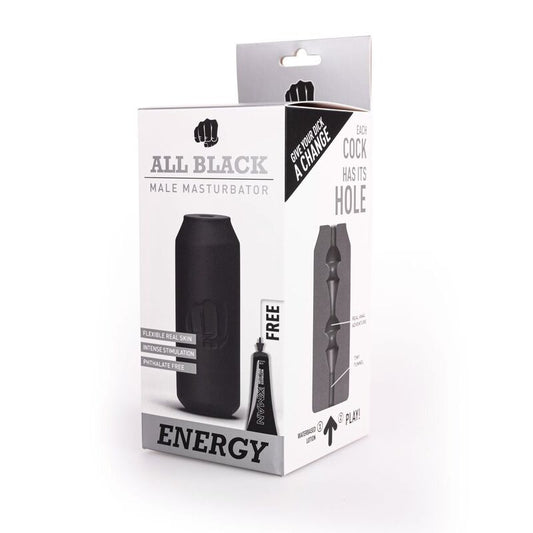ALL BLACK - MASTURBATEUR ÉNERGÉTIQUE