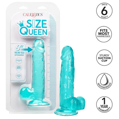 CALEXOTICS - GODE QUEEN SIZE BLEU 15,3 CM