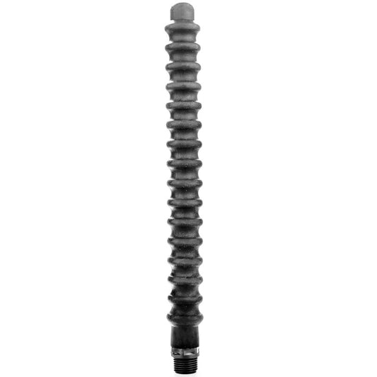ALL BLACK - DOUCHE ANALE EN SILICONE MEGA RIPPLE 28,5 CM