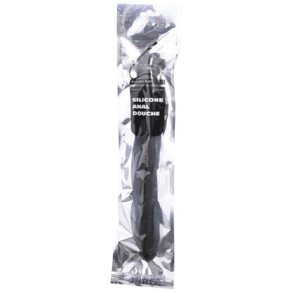 ALL BLACK - DOUCHE ANALE EN SILICONE MEGA RIPPLE 28,5 CM