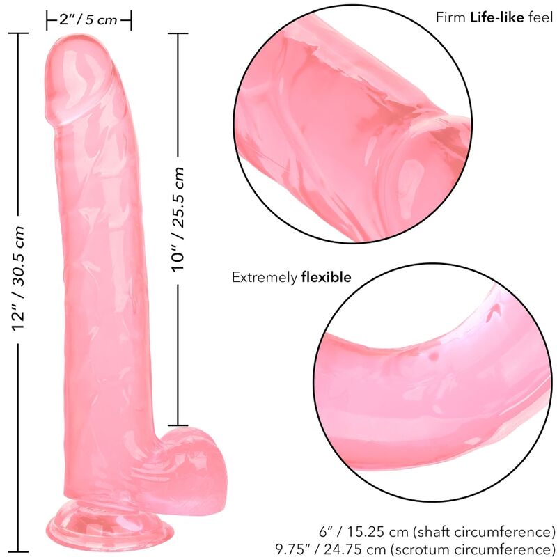 CALEXOTICS - GODE ROSE QUEEN SIZE 25,5 CM