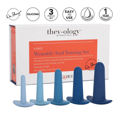 CALEXOTICS - KIT D'ENTRAÎNEMENT ANAL PORTABLE 5 PIÈCES