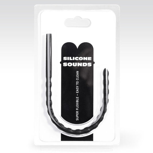 SONDE URÉTRALE EN SILICONE TOUT NOIR - 8/10 MM