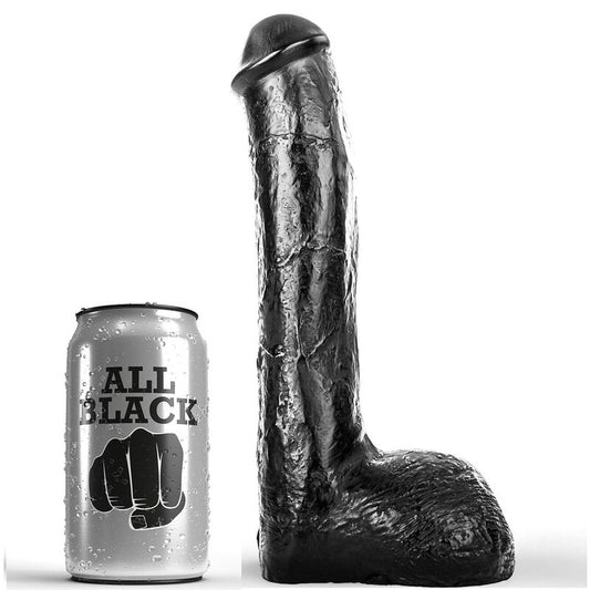 ALL BLACK - PÉNIS RÉALISTE ANAL 23 CM