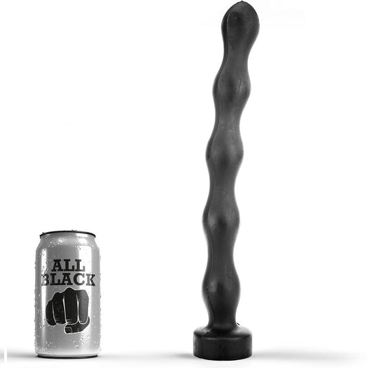 ALL BLACK - PLUG ANAL BOULE 32 CM