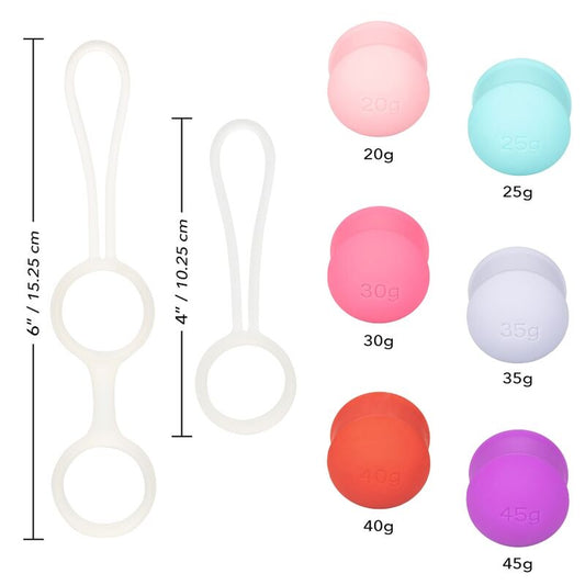 CALEXOTICS - SHE-OLOGY ENSEMBLE DE BOULES DE KEGEL INTERCHANGEABLES