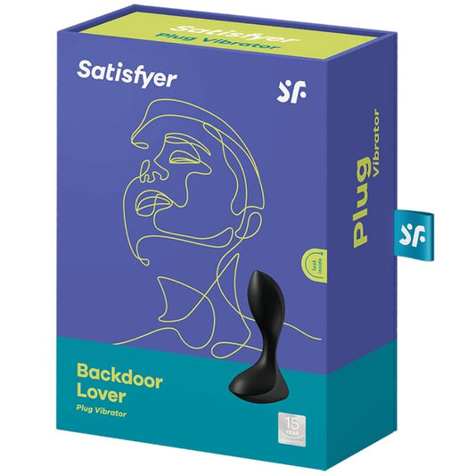 SATISFYER - BACKDOOR LOVER VIBRATEUR PLUG ANAL NOIR