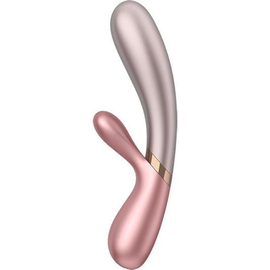 SATISFYER - VIBRATEUR HOT LOVER ROSE ET BEIGE