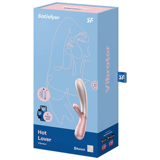 SATISFYER - VIBRATEUR HOT LOVER ROSE ET BEIGE