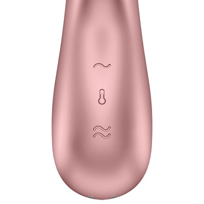 SATISFYER - VIBRATEUR HOT LOVER ROSE ET BEIGE