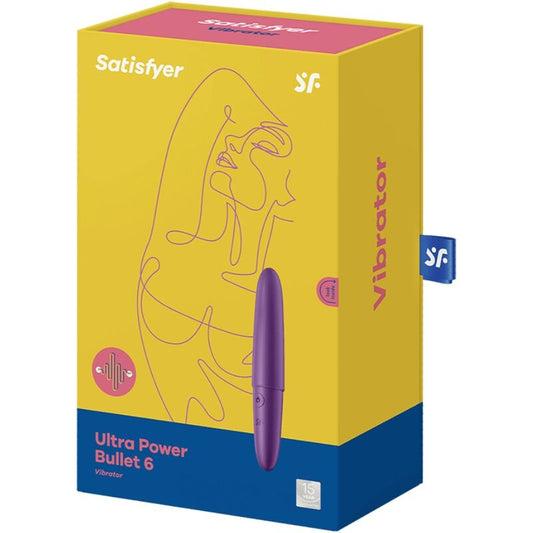 SATISFYER - ULTRA POWER BULLET 6 BULLET VIBRANTE VIOLET