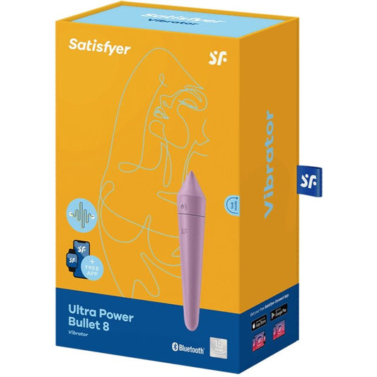 SATISFYER - ULTRA POWER BULLET 8 BULLET VIBRANT LILAS