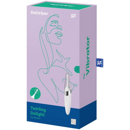 SATISFYER - TWIRLING DELIGHT STIMULATEUR DE CLITORIS BLANC