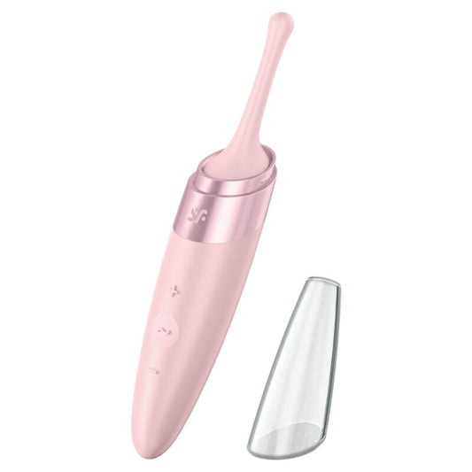 SATISFYER - TWIRLING DELIGHT STIMULATEUR DE CLITORIS ROSE