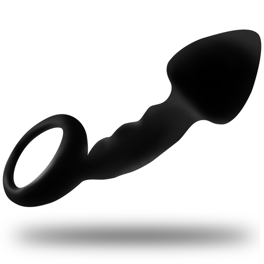OHMAMA - Plug anal côtelé avec anneau