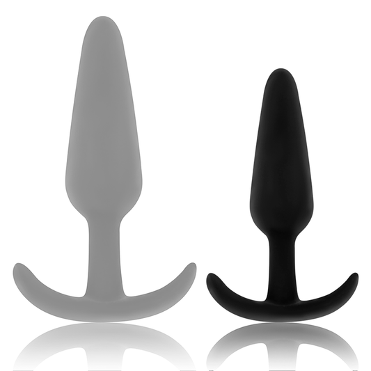 OHMAMA - Petit plug anal en silicone avec poignée