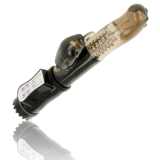 OHMAMA - VIBRATEUR ROTATIF AVEC STIMULATEUR DE CLITORIS DOLPHIN