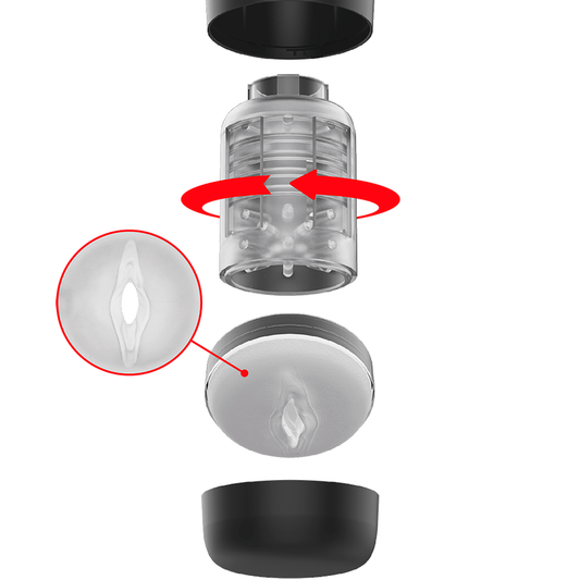 JAMYJOB - Masturbateur Tornade 360° Rotatif Technologie