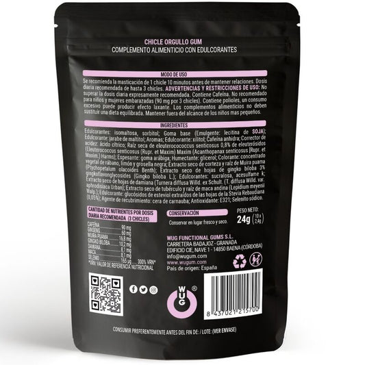 WUG SEX SENSE - LGBT PRIDE CHEWING GUM 10 UNITS