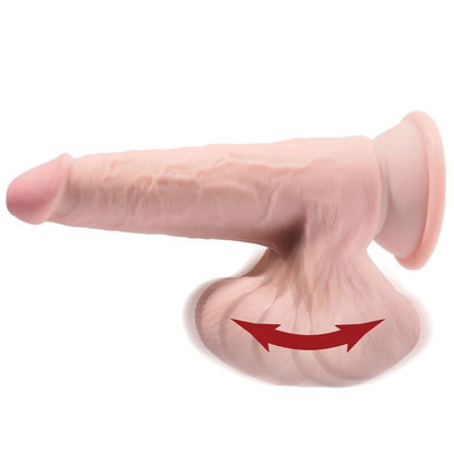 KING COCK - PLUS GODE 3D AVEC COUILLES BALANCANTES 20,3 CM