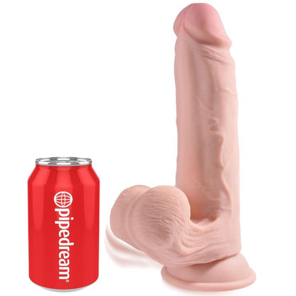 KING COCK - PLUS GODE 3D AVEC COUILLES BALANCANTES 20,3 CM