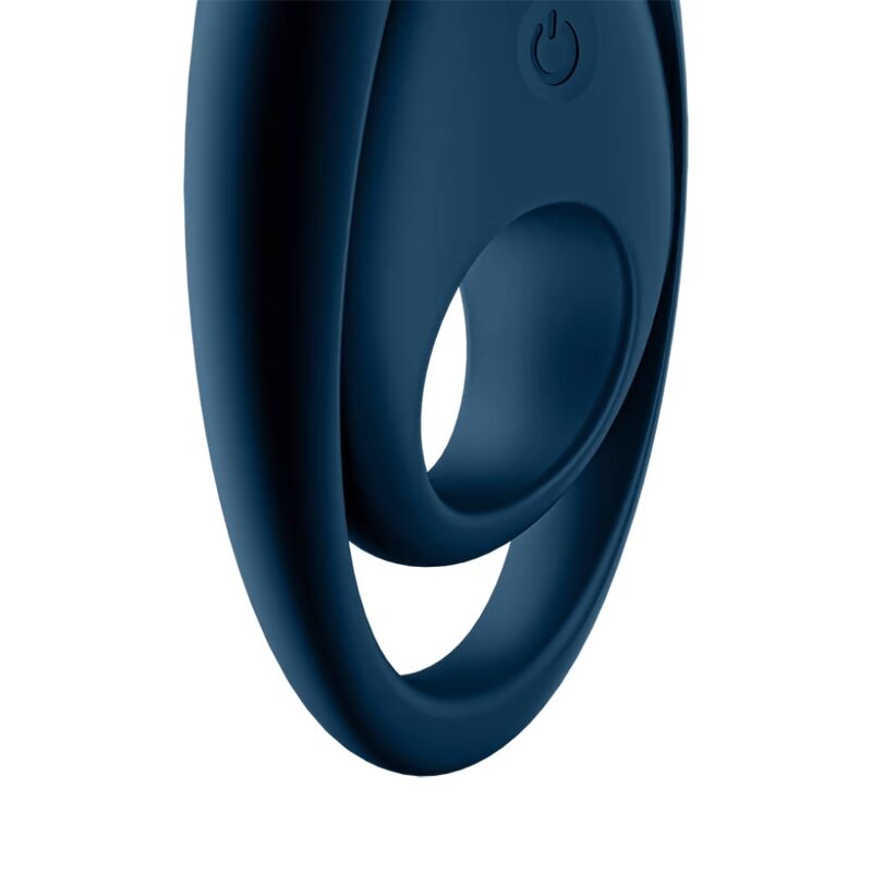 SATISFYER - BAGUE VIBRANTE GLORIOUS DUO BLEU