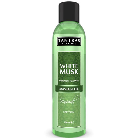 INTIMATELINE - HUILE D'AMOUR TANTRAS MUSC BLANC 150 ML
