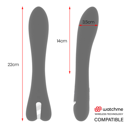 BRILLY GLAM - VIBRATEUR RYAN COMPATIBLE AVEC LA TECHNOLOGIE SANS FIL WATCHME