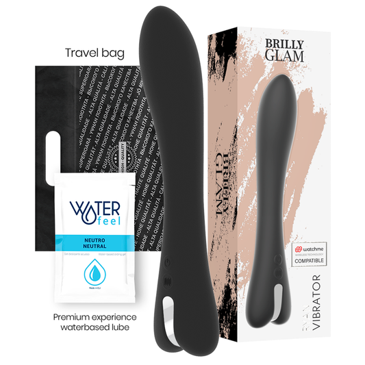 BRILLY GLAM - VIBRATEUR RYAN COMPATIBLE AVEC LA TECHNOLOGIE SANS FIL WATCHME