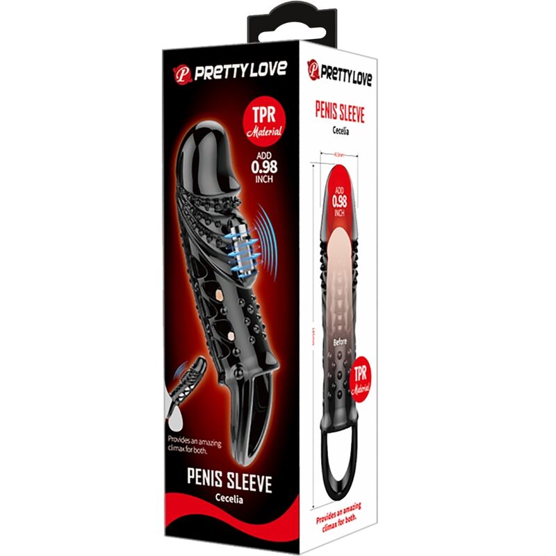 PRETTY LOVE - COUVERTURE PÉNIS CECELIA BLACK