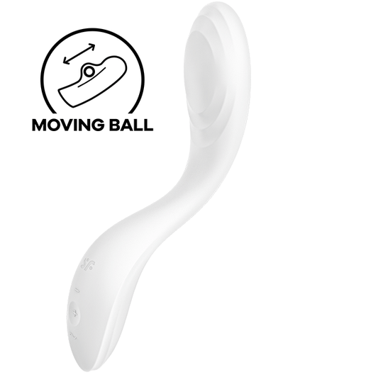 SATISFYER - RRROLLING PLEASURE G-SPOT VIBRATOR WHITE