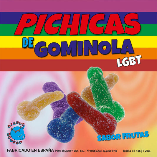 PRIDE - Chips gélifiées LGBT FRUITS AVEC SUCRE