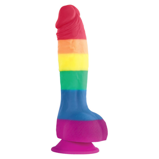 FIERTÉ - DRAPEAU LGBT DILDO 15 CM