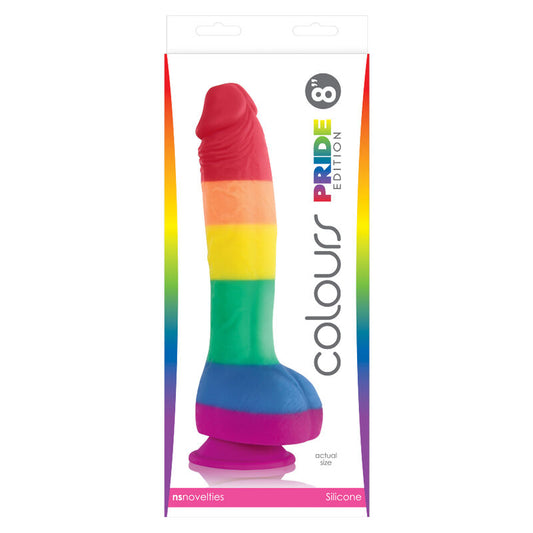 FIERTÉ - DRAPEAU LGBT DILDO 19 CM