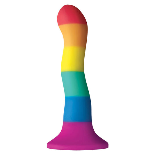 FIERTÉ - GODE WAVE DRAPEAU LGBT 17 CM