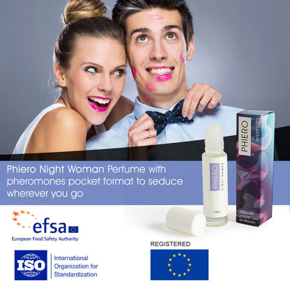 500 COSMETICS - PHIERO NIGHT WOMAN PARFUM PHÉROMONES AVEC ROLL-ON
