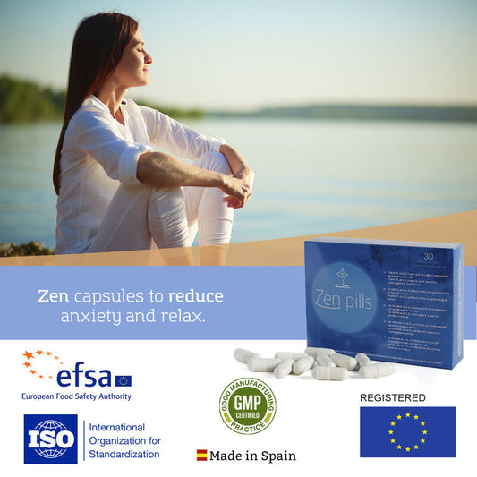 500 COSMETICS - CAPSULES ZEN PILLS RELAXATION ET RÉDUCTION DE L'ANXIÉTÉ