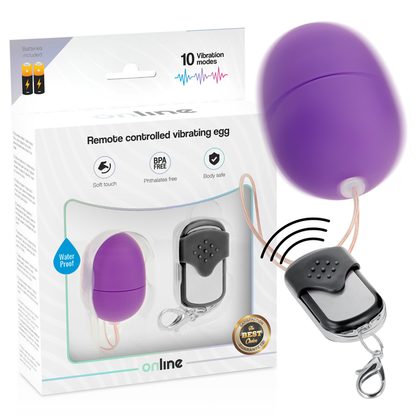 ONLINE - LILAC REMOTE CONTROL VIBRATING EGG S