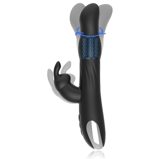 BRILLY GLAM - MOEBIUS RABBIT VIBRATOR & ROTATOR COMPATIBLE WITH WATCHME WIRELESS TECHNOLOGY