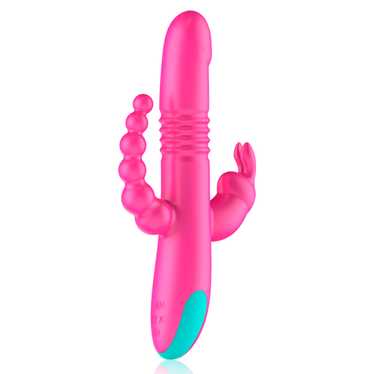 HAPPY LOKY - DONALD TRIPLE STIMULATION : ANAL, POINT G &amp; CLITORIS COMPATIBLE AVEC LA TECHNOLOGIE SANS FIL WATCHME